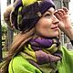 Комплект Шапка и Снуд SB705. Комплекты головных уборов. Ирина Макатуха (IrinaMakatukha). Ярмарка Мастеров.  Фото №6
