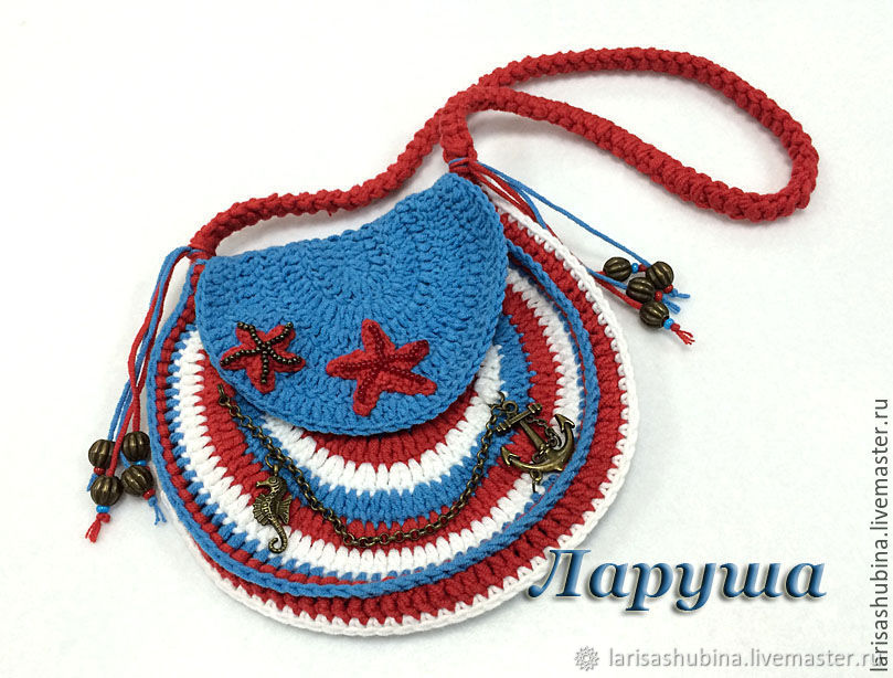 Вязаные сумочки для девочек – заказать на Ярмарке Мастеров – BRWUFRU ...