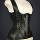 Утягивающий корсет с лямками из кожи. Корсеты. Shi Corset (Анна). Ярмарка Мастеров.  Фото №5