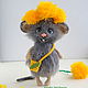 Mouse, Sunny dandelion, Stuffed Toys, Arkhangelsk,  Фото №1