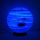 Синий светильник в виде планеты Нептун (25 см в диаметре), Ночники, Санкт-Петербург,  Фото №1