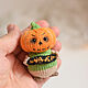 Pumpkin head, Pumpkin Halloween toy, pumpkin autumn decor, Round Head Doll, Moscow,  Фото №1