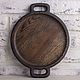 Order Dark oak plate with handles, diameter 27cm. Foxwoodrus. Livemaster. . Utensils Фото №3