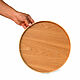 Wooden round large tray. Breakfast. Art.2212. Trays. SiberianBirchBark (lukoshko70). My Livemaster. Фото №4