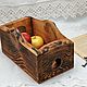 Box box with knots for storage in rustic style. Crates. Studio Villa-Oliva. My Livemaster. Фото №5