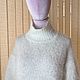 Свитер из мохера «Снежный». Свитеры. Knitwork_room (Вязаные вещи в наличии и под заказ). Ярмарка Мастеров.  Фото №4