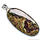 Silver pendant with Indonesian agate. Pendants. anna-fedirko. Online shopping on My Livemaster.  Фото №2