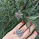 Fashion Pendant and Ring Leaf. 925 sterling silver. Maple leaf, Pendant, Turin,  Фото №1