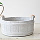 Order Concrete planter Bucket with rope handles Provence, Country. Decor concrete Azov Garden. Livemaster. . Pots1 Фото №3