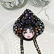Брошь Матрёшка. Брошь-булавка. Negajewellery. Ярмарка Мастеров.  Фото №6