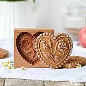 Для дома и интерьера handmade. Livemaster - original item Gingerbread board Rose in my heart. Gingerbread form. Handmade.