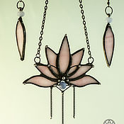 Украшения handmade. Livemaster - original item Pink Lotus Petal Earrings e-001-04- p-020-01. Handmade.