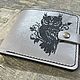 Совушка Кошелек мужской ручная работа из кожи. Кошельки. Iron Arm Leatherworks (Екатерина). Ярмарка Мастеров.  Фото №5
