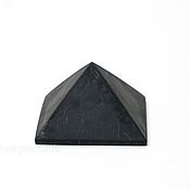 Сувениры и подарки handmade. Livemaster - original item Pyramid of shungite 15 cm matte, stone decor for home. Handmade.