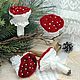 Fly Agaric Interior Fly agaric pendants cotton toys, Rag Doll, Moscow,  Фото №1
