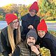 ШАПКА двойная вязаная НОРИС family look. Шапки. Вязаный кэжуал  UNIC Ирина. Ярмарка Мастеров.  Фото №13