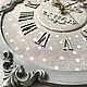 Заказать Часы настенные Antique (горох) 50х50 см. Rimma Vita мастерская Афина. Ярмарка Мастеров. . Часы классические Фото №3