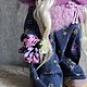 tikvarovska: Interior textile doll handmade. Round Head Doll. LovelyDecorDemiLu. My Livemaster. Фото №10