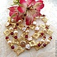 necklace with pendant 'golden dory' (pearl, ruby), Necklace, Moscow,  Фото №1