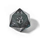 Большой дайс D20 для DnD Туманный свет. Фишки и кости. Geek Shelf. Интернет-магазин Ярмарка Мастеров.  Фото №2