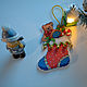 Order Christmas toy Boot. WILD FOREST. Things with a soul. Livemaster. . Christmas decorations Фото №3