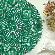 Table Decor crochet napkin Anna ( D 48 cm )