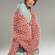 Pink fur coat cardigan. Cardigans. SHAPAR - knitting clothes. My Livemaster. Фото №4