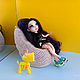 Кресло-мешок для куклы Paola Reina, Monst, Kruselings. Мебель для кукол. GALAtoys. Ярмарка Мастеров.  Фото №5