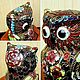 Винтаж: РЕДКОСТЬ  СОВА  ФИГУРКА  ПТИЦЫ  Cloisonne Клуазоне  Китай. Статуэтки винтажные. Чердак дяди Рико. Интернет-магазин Ярмарка Мастеров.  Фото №2
