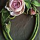 Belt made of wool felted rose with buds. Belt. Olga (florawool). Интернет-магазин Ярмарка Мастеров.  Фото №2