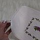 Салфетка сервировочная с вышивкой "Гроздь винограда" в рамке. Салфетки. Мастерская Натали (love-art). Интернет-магазин Ярмарка Мастеров.  Фото №2