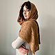 Camel Scarf Women's knitted, Men's wool scarf beige soft, Scarves, Ulan-Ude,  Фото №1