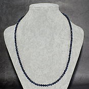 Работы для детей, handmade. Livemaster - original item Blue Natural SAPPHIRE beads with cut. Handmade.