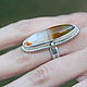 Bangui Ring in 925 sterling silver with citrine SP0128. Rings. Sunny Silver. Online shopping on My Livemaster.  Фото №2