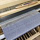 Домотканый шарф "Морозная синь". Кашемир + шёлк + меринос. Шарфы. Weaving Finds. Ручное ткачество.. Интернет-магазин Ярмарка Мастеров.  Фото №2
