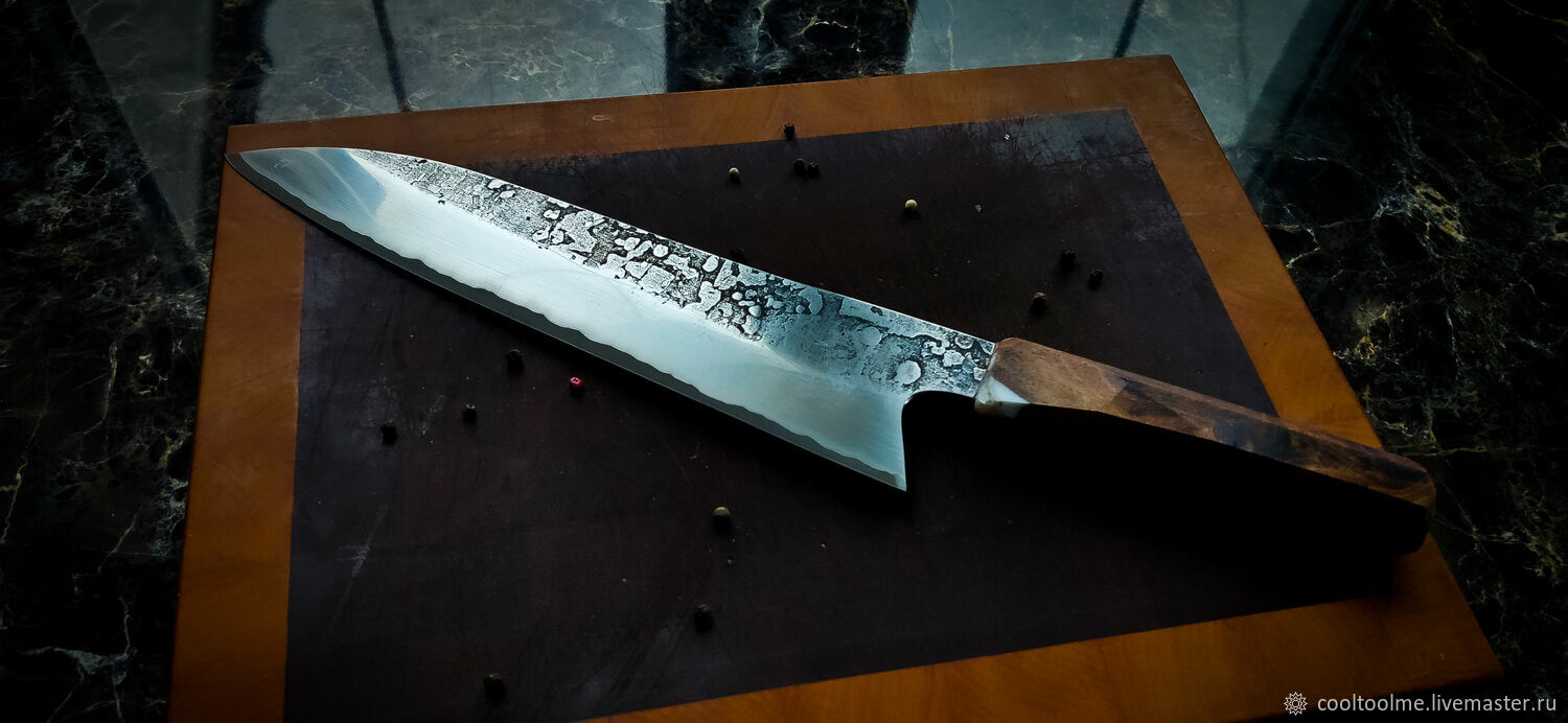 JP Gyuto 245mm (Шеф нож, Ламинат) в интернет-магазине Ярмарка Мастеров по  цене 38000 ₽ – R6EJGRU | Кухонные ножи, Москва - доставка по России