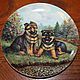 Magnificent series of plates 'Our four-legged Pets'. Vintage interior. Mir Stariny. Online shopping on My Livemaster.  Фото №2