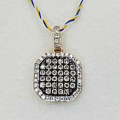 Украшения handmade. Livemaster - original item Gold pendant with diamonds. Handmade.