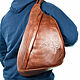 Leather backpack 'El Paso' brown, Backpacks, St. Petersburg,  Фото №1