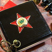 Сувениры и подарки handmade. Livemaster - original item Cigarette case for 20 cigarettes 85 mm 