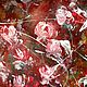 Flowers on red. Mixed media. Pictures. Nstar9 (nstar9). Online shopping on My Livemaster.  Фото №2