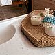 Плетёный поднос шестиугольник. Подносы. Cozy basket. Ярмарка Мастеров.  Фото №4