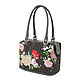 Bag womens 'Embroidery floral'. Valise. Pelle Volare. Online shopping on My Livemaster.  Фото №2