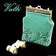 Handbag green with ornament. Classic Bag. Valti. My Livemaster. Фото №4