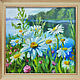 Painting of daisies by the river 'Daisies bloomed' landscape. Pictures. irina-churina (irina-churina). My Livemaster. Фото №4