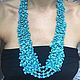 Necklace turquoise, Necklace, Moscow,  Фото №1