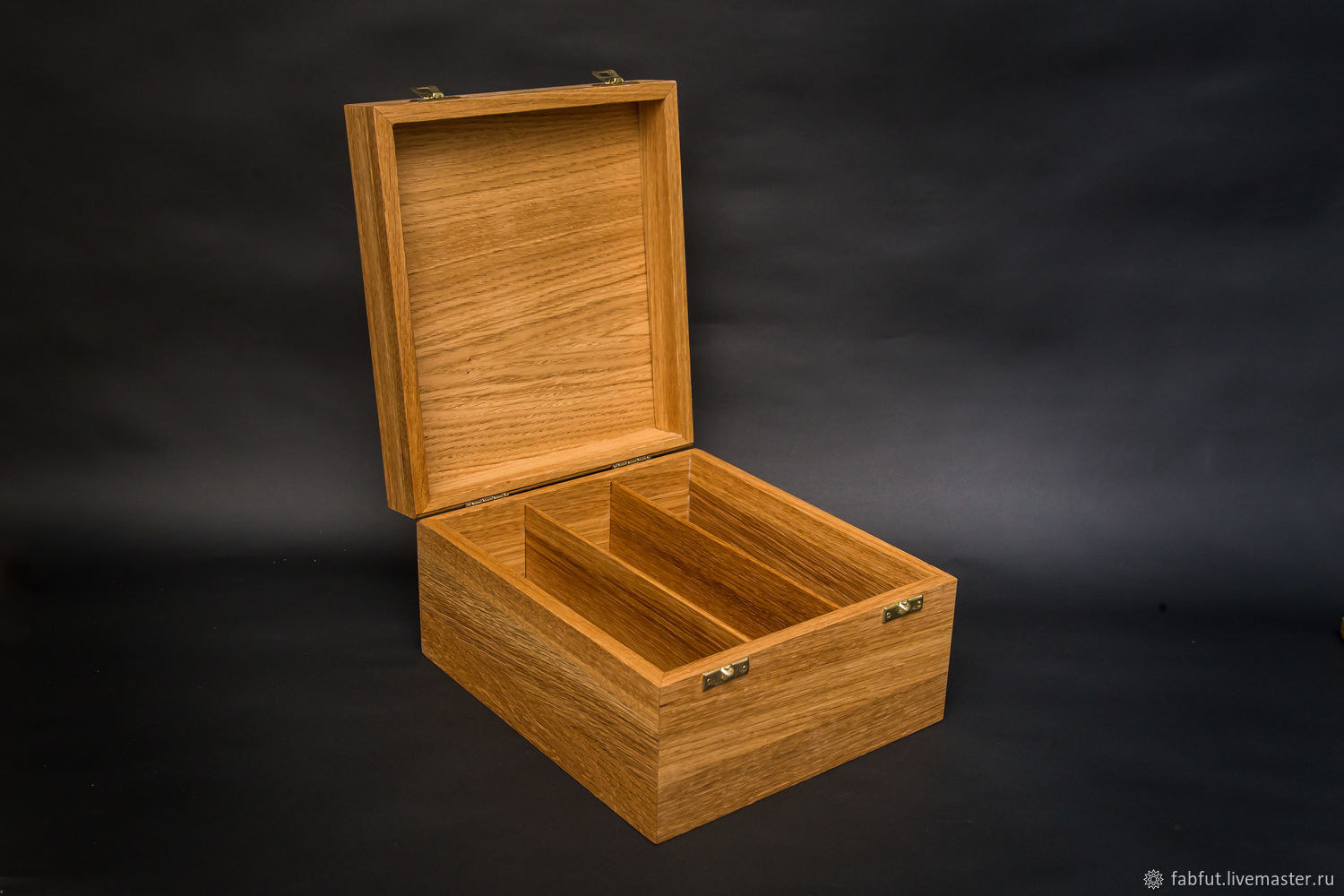Box for three varieties of tea. Solid oak, Box, Vorsma,  Фото №1