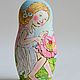  «Матрёшка с божьей коровкой». Матрешки. Mariya Voronina Matryoshka. Ярмарка Мастеров.  Фото №7