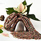 Silk chocolate necklace. Necklace. Altania, beaded jewelry. Online shopping on My Livemaster.  Фото №2