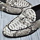 Loafers made of genuine python leather, in natural color. Loafers. SHOES&BAGS. My Livemaster. Фото №6